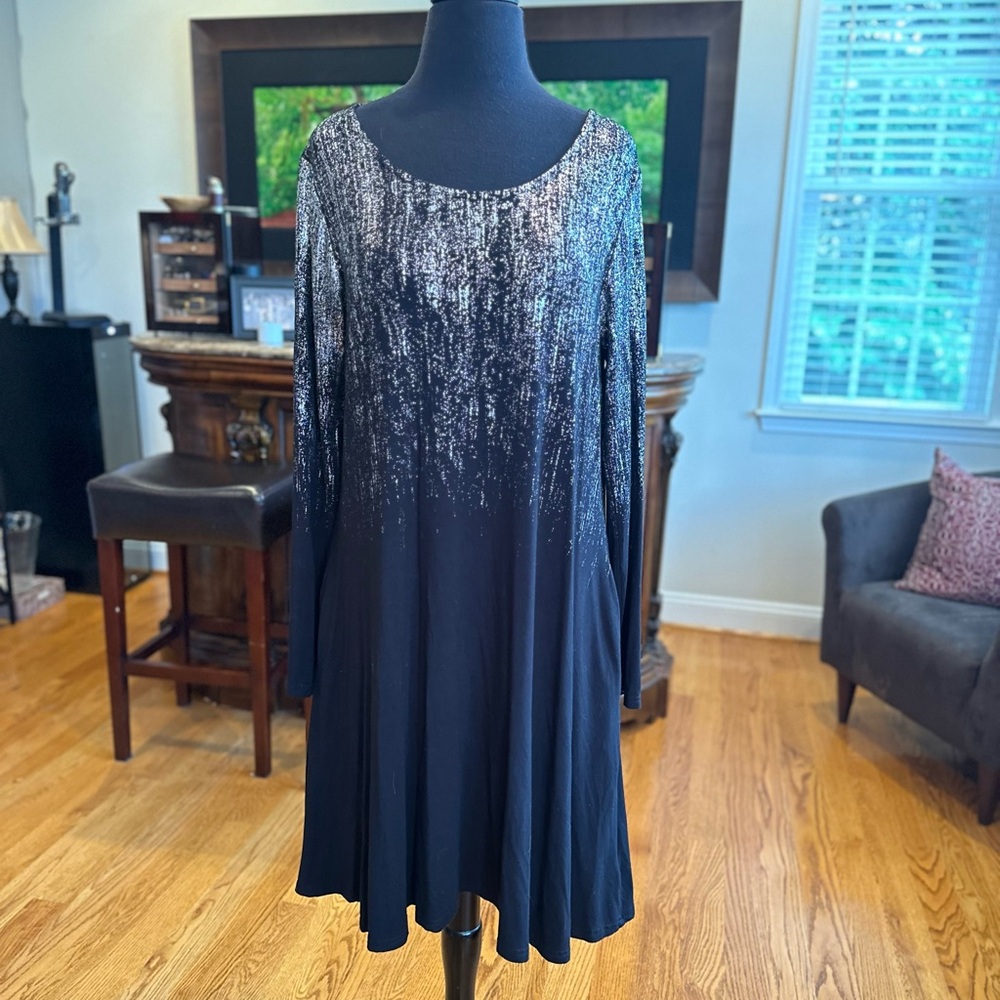Nina Leonard Swing Dress